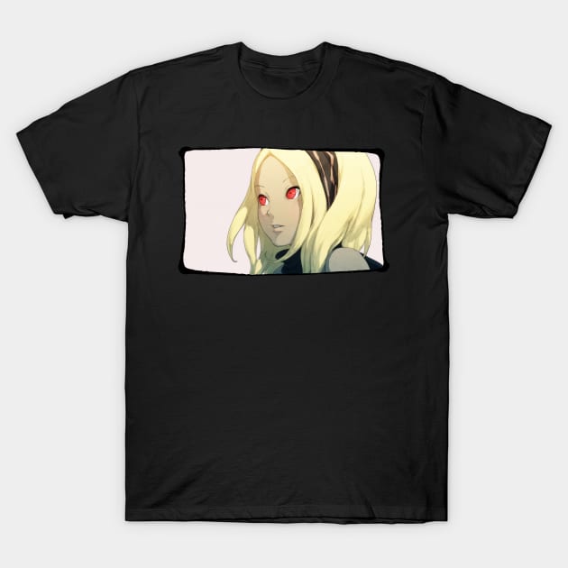 Gravity Rush 2 - Kat Portrait T-Shirt by Gekidami